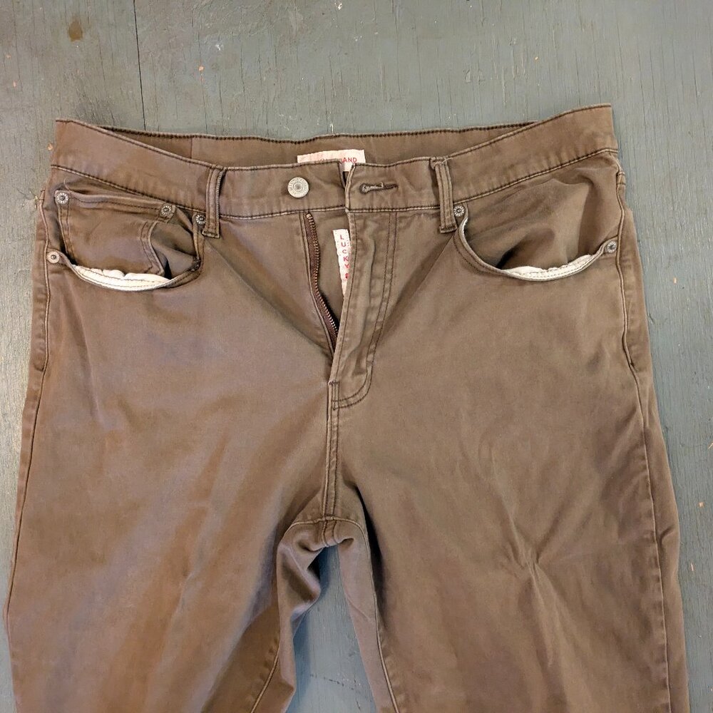 Lucky 223 Straight Sateen Stretch Jeans Men's 36x30 Color SAGE SHADOW